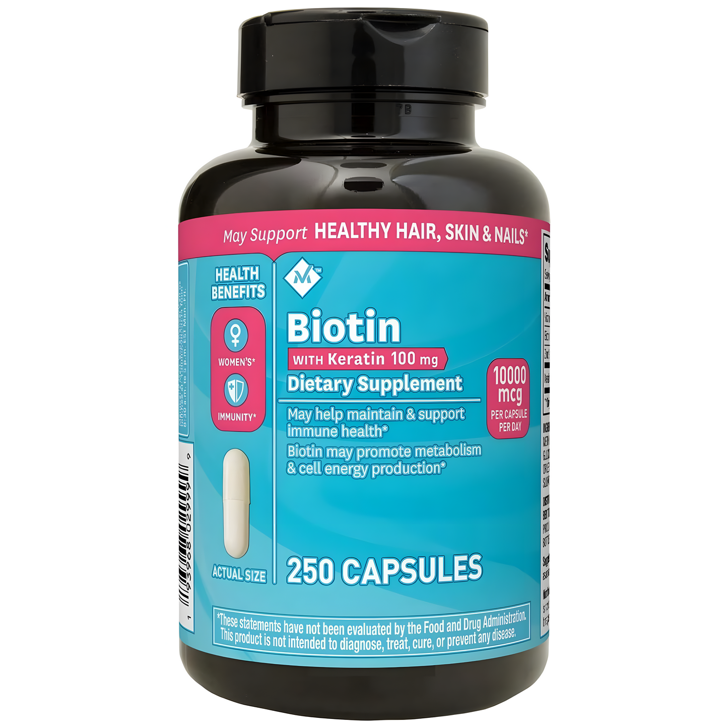 Biotina + Keratina Members  Mark - 250 Capsulas