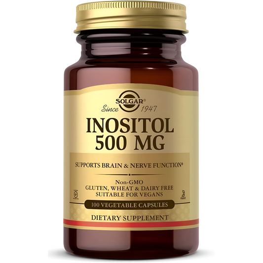 Solgar Inositol 500 mg - 100 Cápsulas vegetales