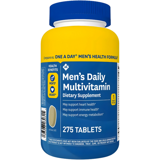 Member's Mark Men's Daily Multivitamin 275 Tabletas