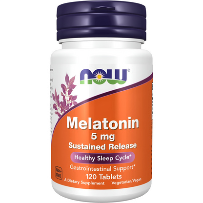 Melatonina 5mg ,  tabletas/cápsulas - Now