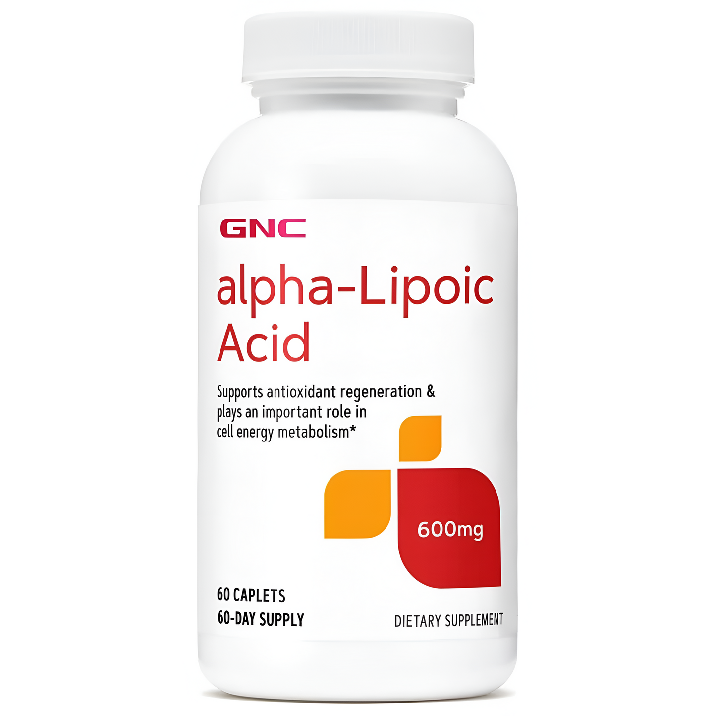 GNC  Acido  Alpha Lipoico 600 mg. 60 Tabletas.