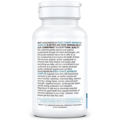 Kappa Nutrition Magnesium Bisglycinate Absorción superior - 120 Cápsulas