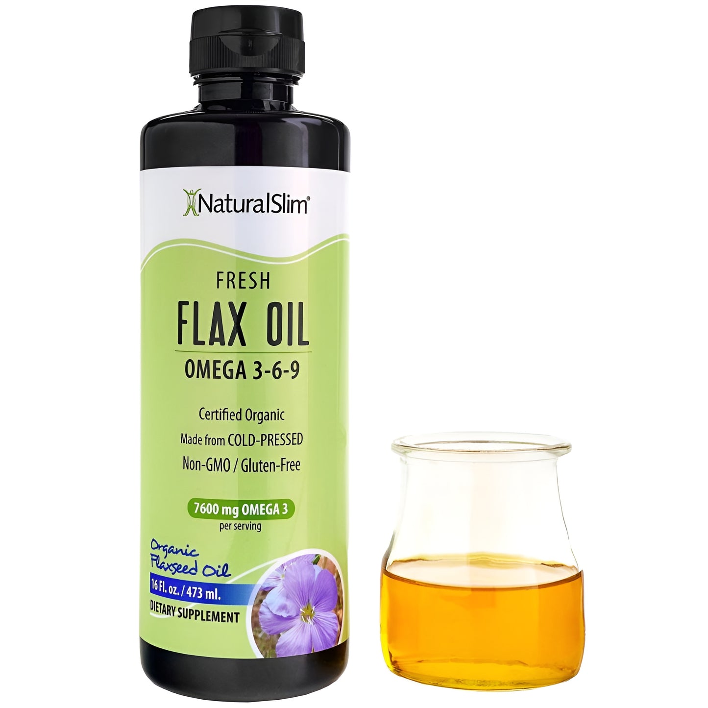 Flax Oil | Aceite de Lino (Omega 3-6-9) 473ml - NaturalSlim