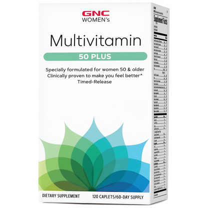 Multivitamínico 50 Plus para mujer , 120 capsulas - GNC