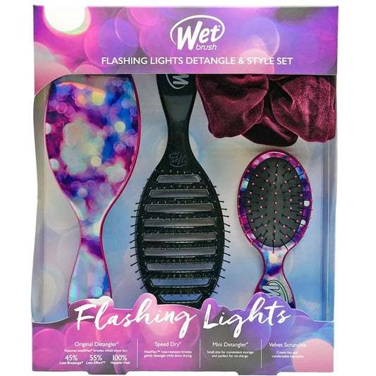 Wet Brush Flashing Lights Styling Kit de cepillos