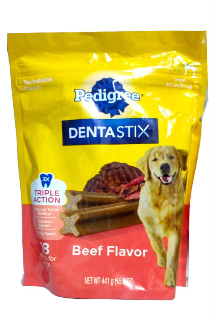Pedigree Dentastix para perros - sabor a carne 18 uni.