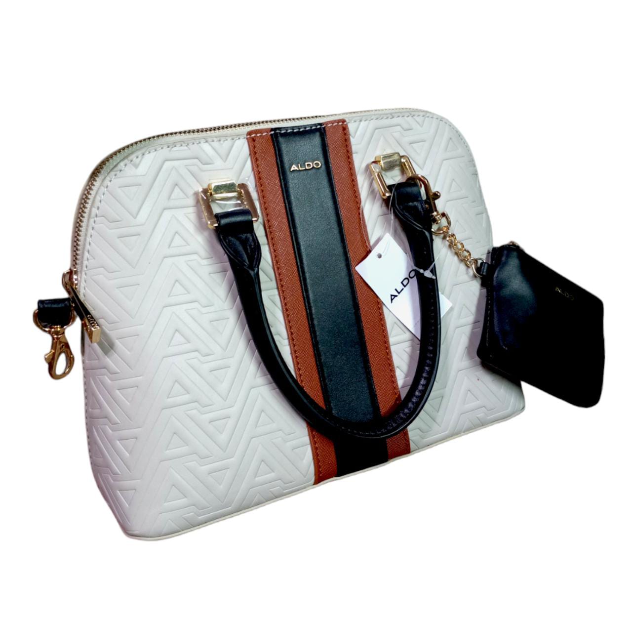 Bolso Aldo Legeabeth color crema para mujer