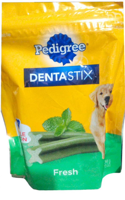 Pedigree Dentastix, premios y cuidado dental para perros- sabor a menta fresco 15 unidades