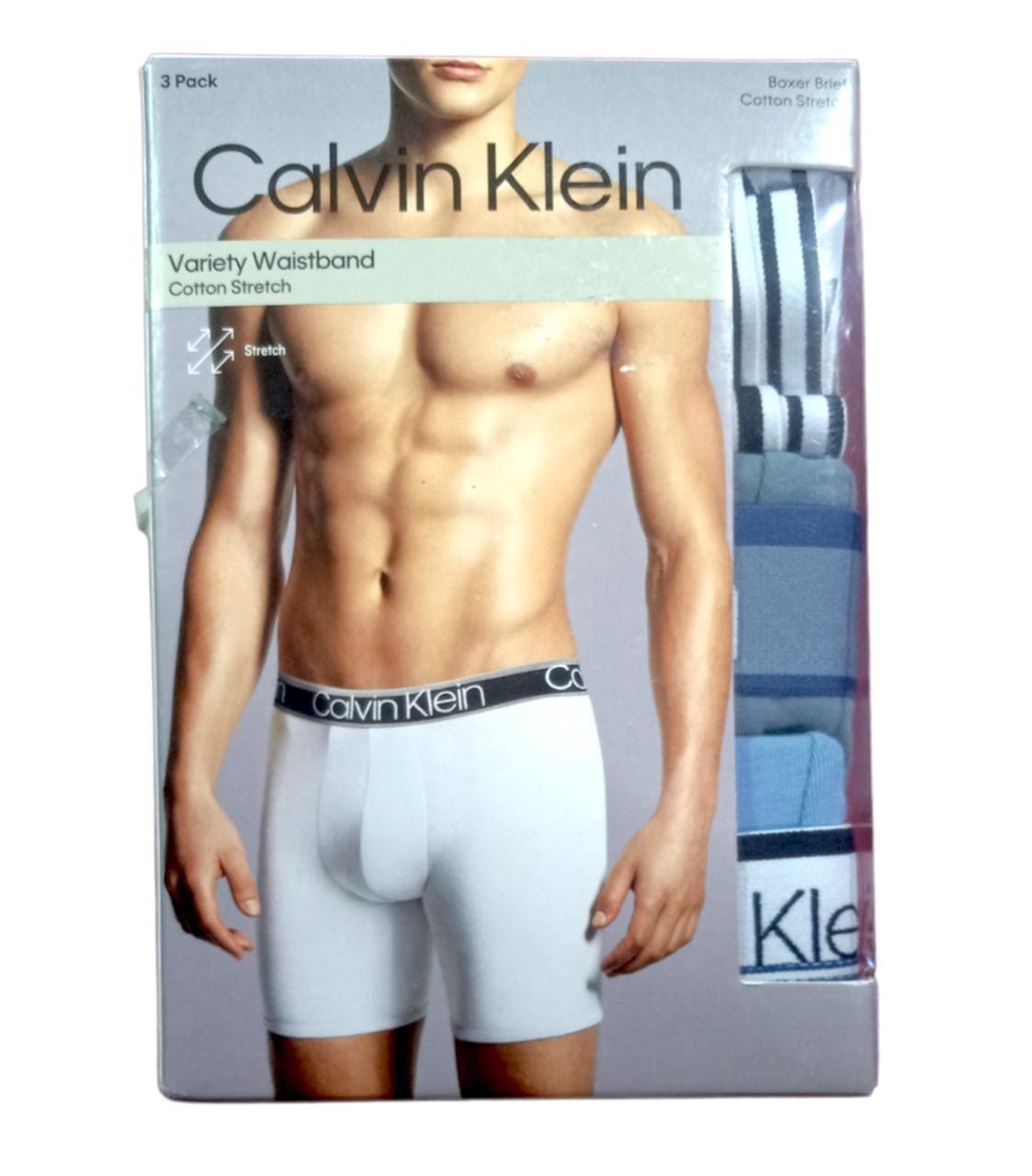 Calvin Klein Pack 3 Bóxer de algodón - variedad de pretinas talla L