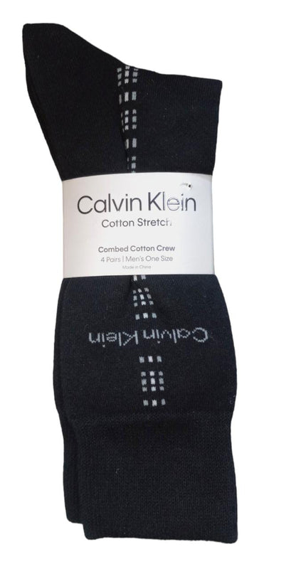 Calvin Klein PACK 4 medias de vestir de algodón
