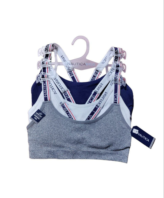Bras para niñas pack de 3 unidades -  Nautica