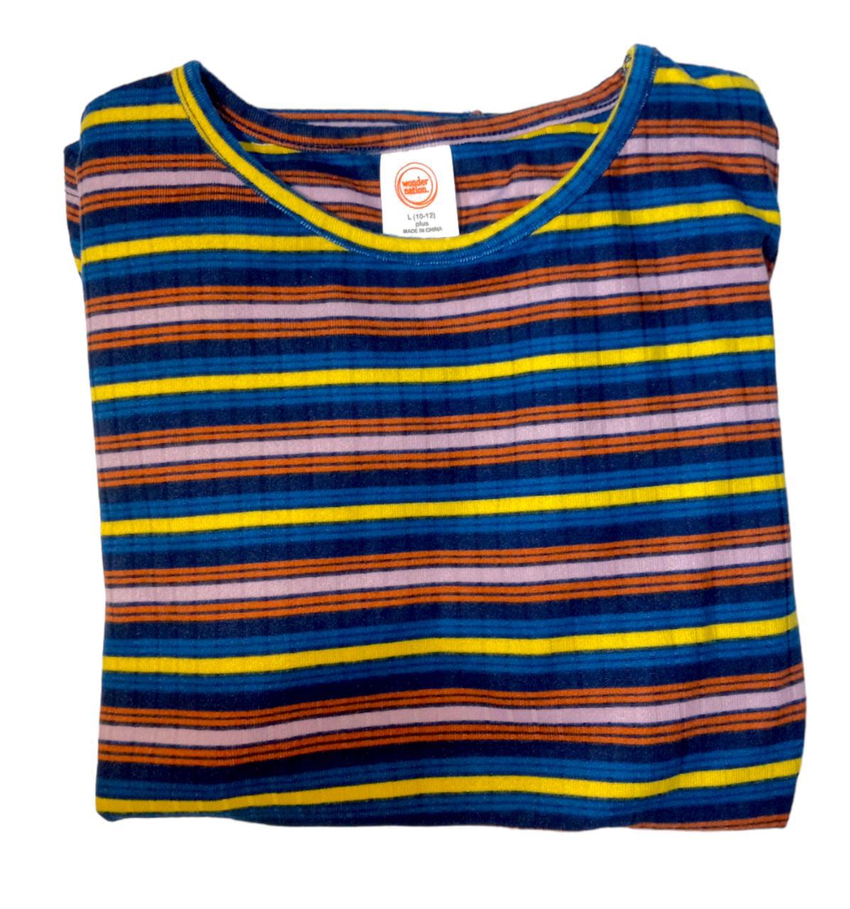 Polo a rayas de colores para mujer