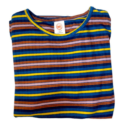 Polo a rayas de colores para mujer