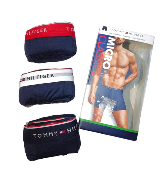 PACK 3 Calzoncillos tipo bóxer Tommy Hilfiger Micro Classics para hombre talla L