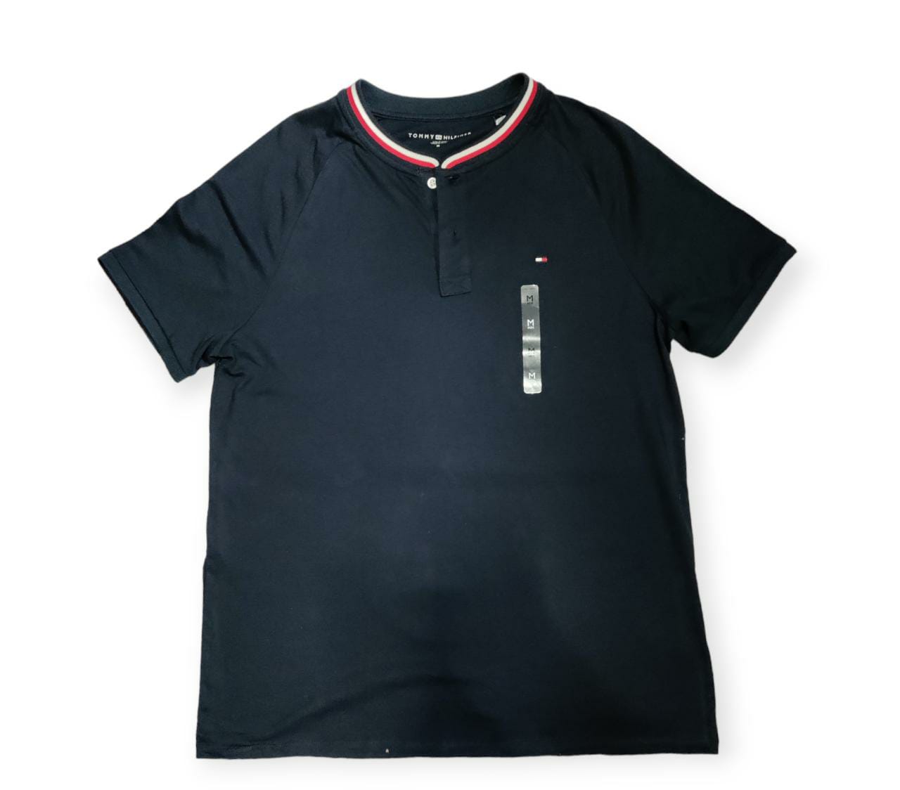 Polo para hombre cuello redondo con botones-Tommy Hilfiger