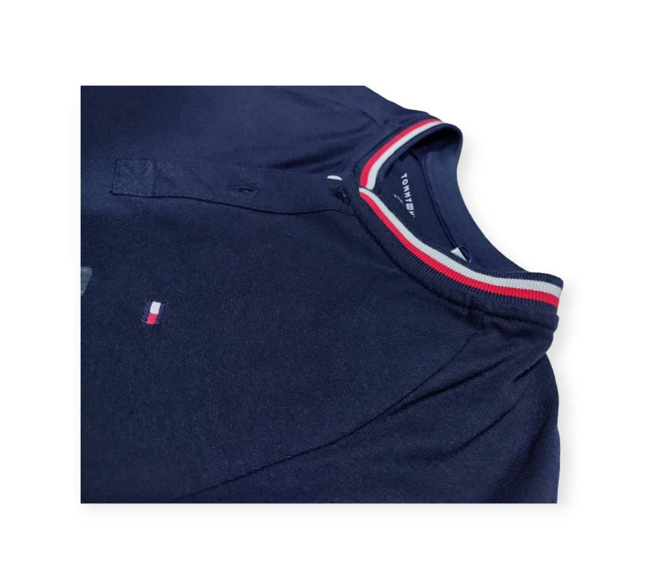 Polo para hombre cuello redondo con botones-Tommy Hilfiger