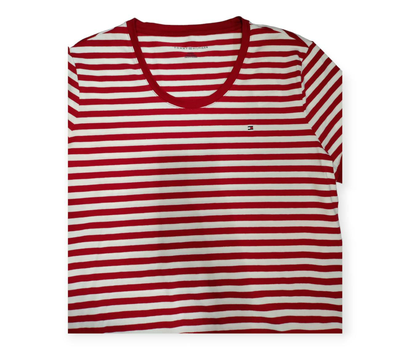 Polo manga corta con cuello redondo para mujer - Tommy Hilfiger