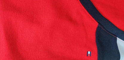 Camiseta Tommy Hilfiger rojo para mujer, manga corta