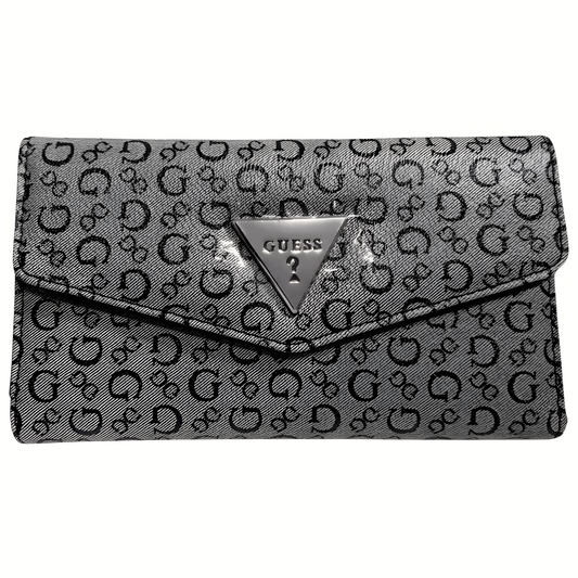 Billetera GUESS para mujer color gris Style SV860151