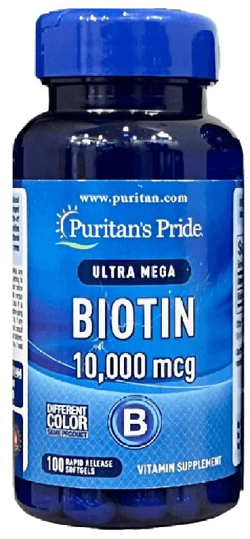BIOTIN PURITAN'S PRIDE - 10,000 mcg