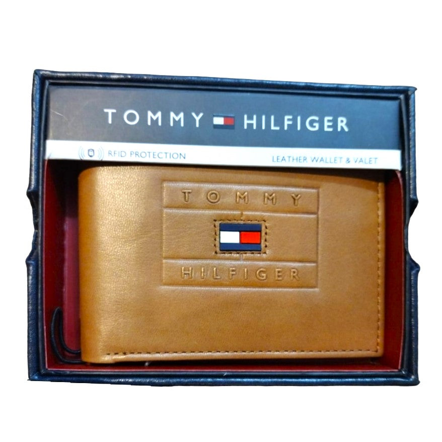 Billetera Tommy Hilfiger marrón claro