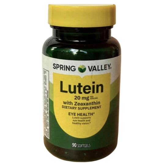 Lutein 20mg  ,90 capsulas - Spring Valley