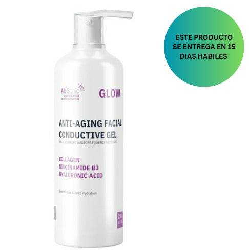 Absonic Gel conductor facial antienvejecimiento Glow, 250 ml