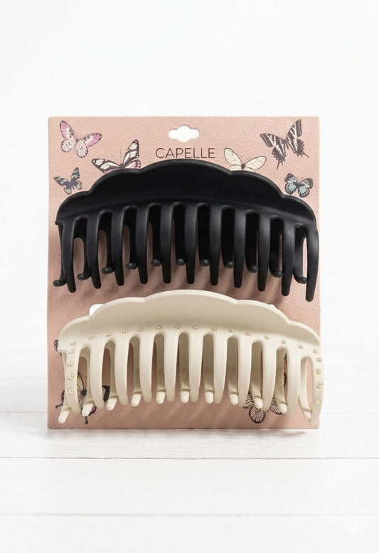 Set 2 piezas ganchos  para cabello capelli