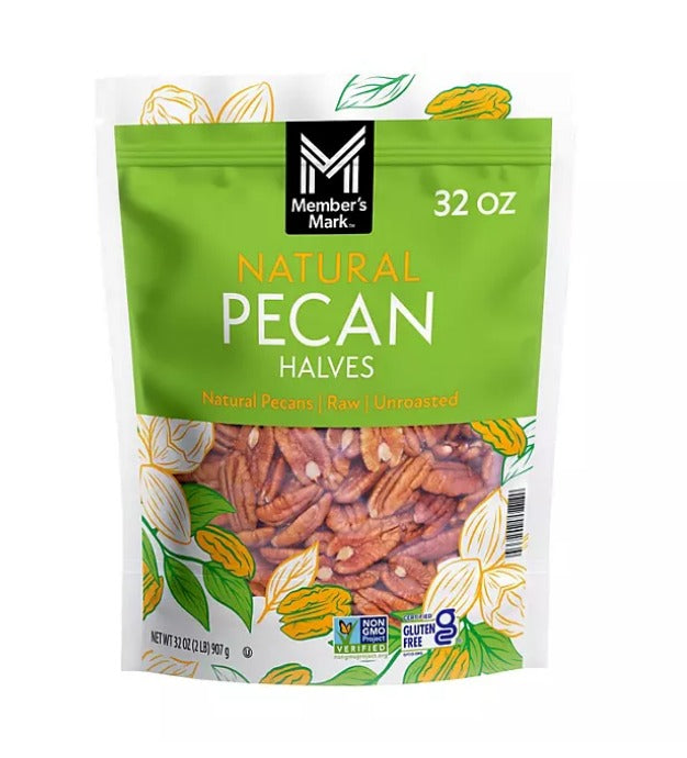 Member's Mark  pecanas naturales 32 oz