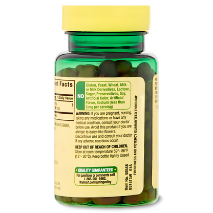 Lutein 20mg  , 90 capsulas - Spring Valley