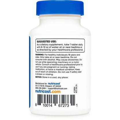 Melatonina 10 mg   Nutricost 240 Tabletas