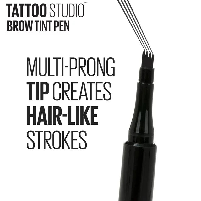 Maybelline Tattoo Studio Brow Tint Pen Maquillaje, Marrón Profundo
