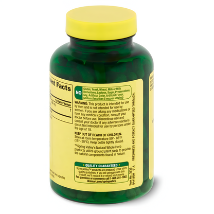 Saw Palmetto 450mg Spring Valley - 200 Capsulas
