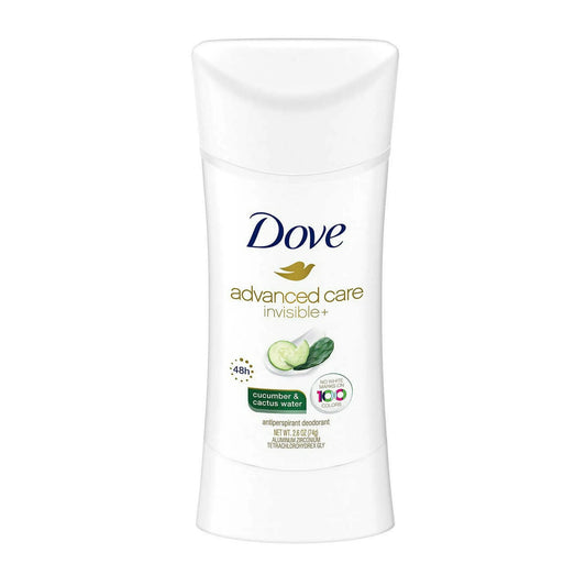 Dove advanced care invisible+ antitranspirante 74g