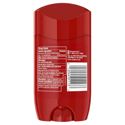 Desodorante antitranspirante Old Spice para hombre, barra sólida invisible, Swagger, 73gr