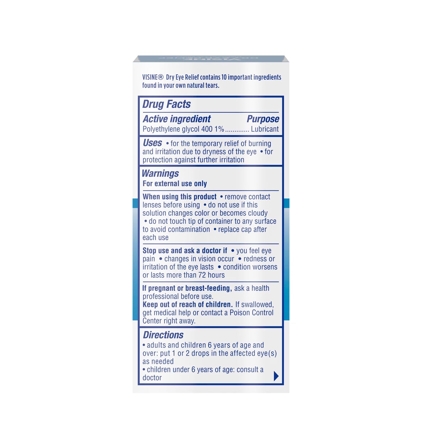 Visine - Gotas lubricantes para el alivio de la sequedad ocular, 15 ml