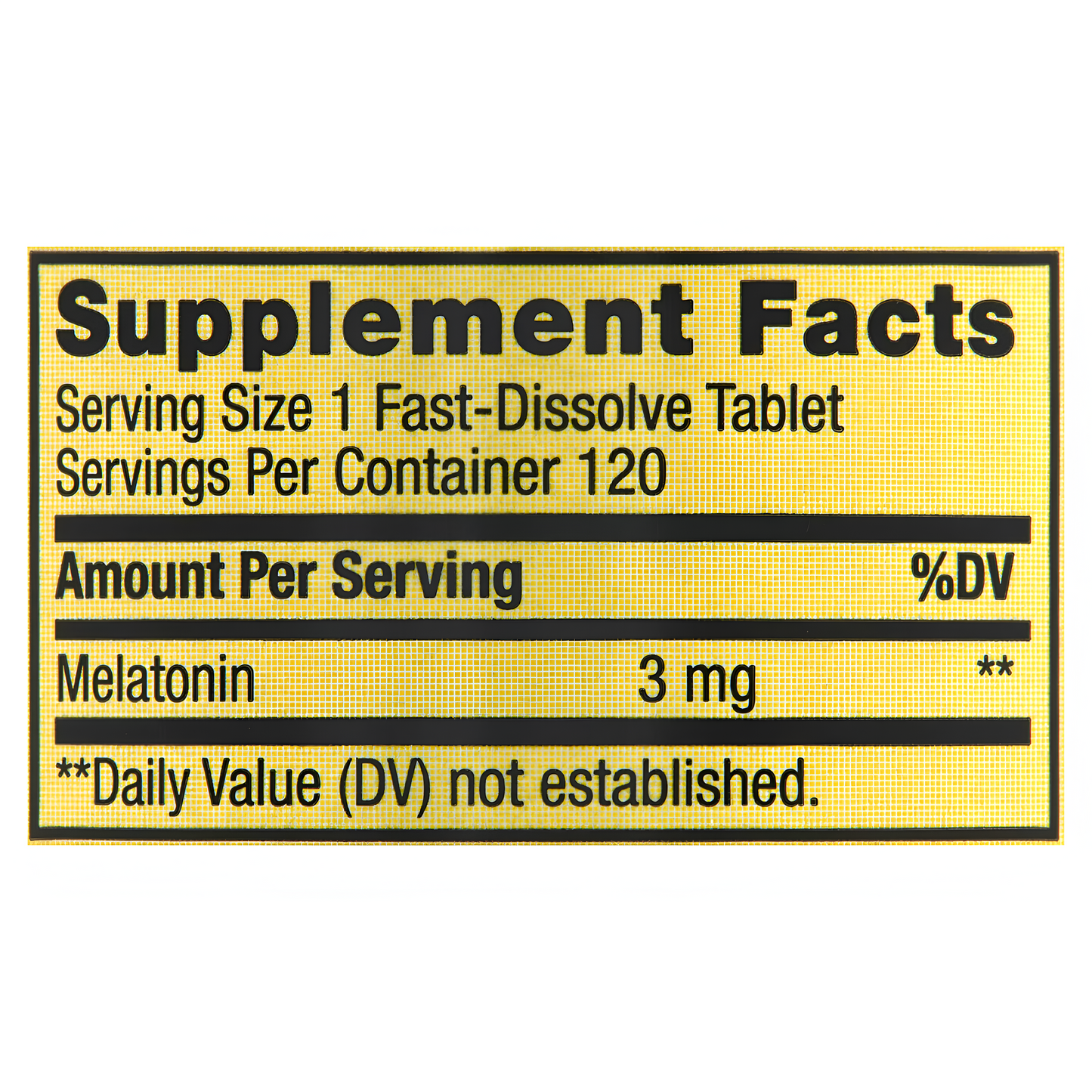 Melatonina 3mg , 120 tabletas sabor a fresa - Spring Valley