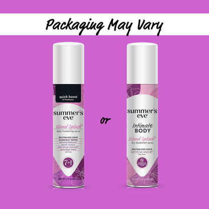 Summer´s eve Intimate Body Odor Spray . Desodorante en Spray intimo femenino - 57g