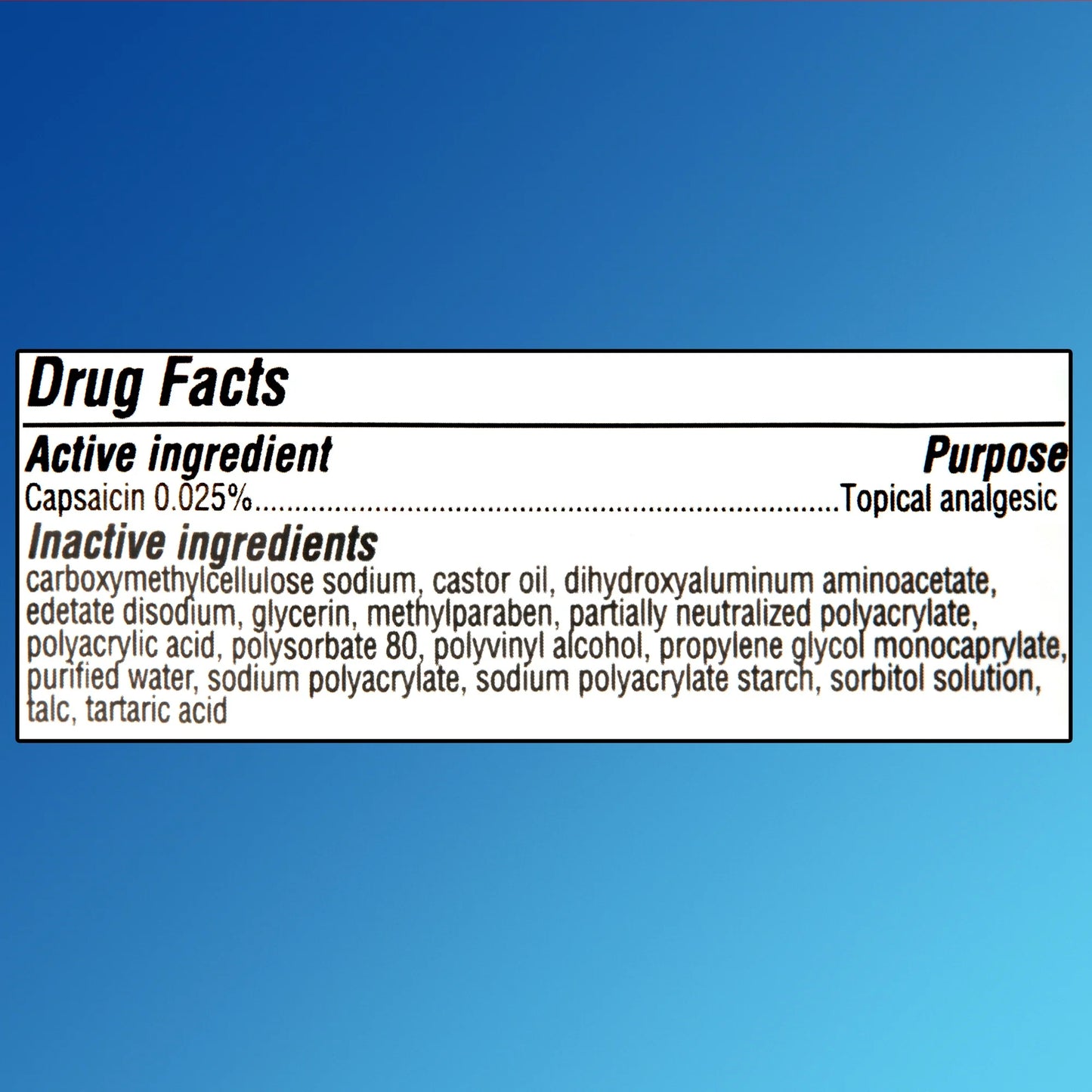 Equate Parche analgésico de capsaicina XL, 8 x 4 pulgadas, 1 unidad