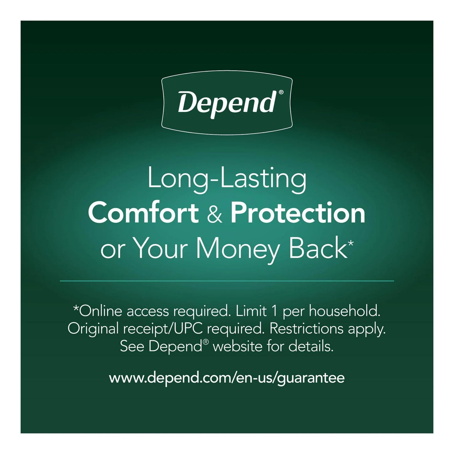 Depend Ropa Interior para Incontinencia Fresca Protección para Mujer, Pañales para Adultos