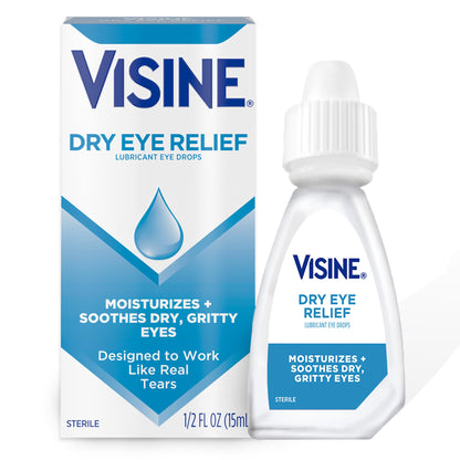 Visine - Gotas lubricantes para el alivio de la sequedad ocular, 15 ml