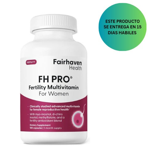Fairhaven Health FH Pro para Mujeres | Suplementos de Fertilidad, 180 capsulas
