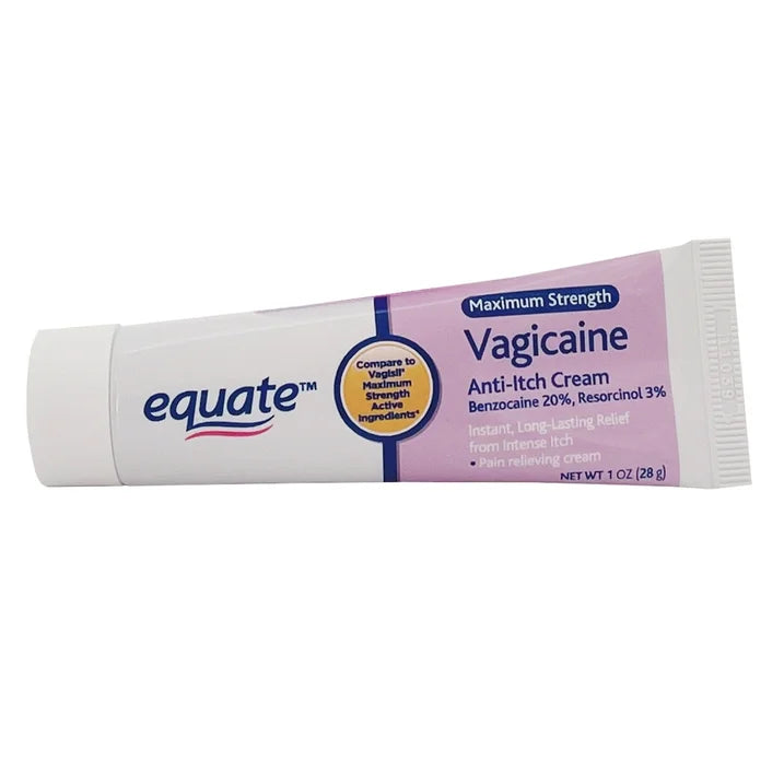 Vagicaine Crema Vaginal Antipicazon, alivio instantaneo, 28 Gramos.
