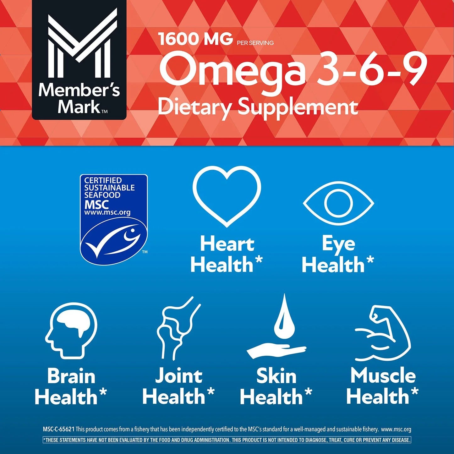 Omega 3 6 9 Members Mark 300 Softgels