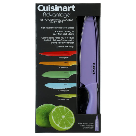 Cuisinart Juego de cuchillos Advantage con protector - incluyen 6 cuchillos