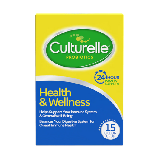 Culturelle Salud y bienestar | Suplemento probiótico diario | Apoyo inmunológico | Con el probiótico eficaz probado | 15 mil millones de CFU | 50 cápsulas vegetarianas