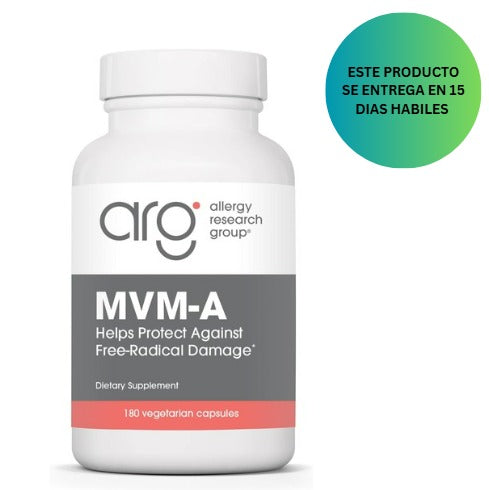 Nutricology MVM-A Suplemento - Multivitamínico para hombres y mujeres, con hierro, vitaminas diarias, para adultos, alta potencia, biodisponible, cápsulas vegetarianas - 180 unidades
