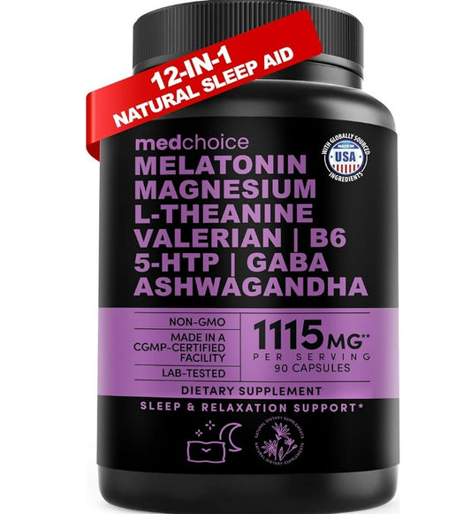 MedChoice - Melatonina 12 en 1, 90 capsulas