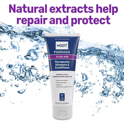 Champú y acondicionador MG217 para la psoriasis del cuero cabelludo 240ml