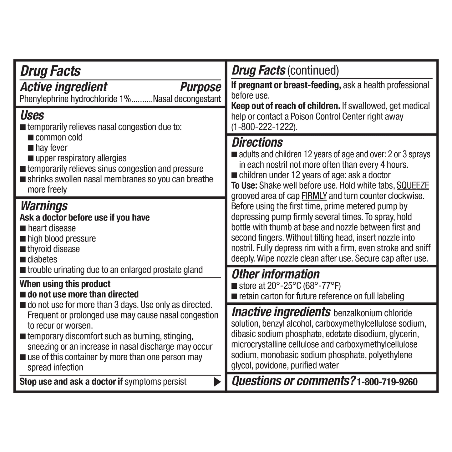 Equate - No Drip Moisturizing Nasal Spray descongestionante nasal - 30ml